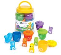 Learning Resources Écureuils Surprise Snap-n-Learn, Motricité Fine, 18M+ | Comptez et triez les écureuils pour développer la motricité fine, la coordination et les premières compétences préscolaires
