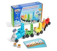 Learning Resources Ensemble d'activités avec Cubes MathLink Train Express Numberblocks, Jouets du Dessin animé, Jeux de Maths et de nombres, Cubes Numberblock, 10 activités mathématiques, dès 3 Ans