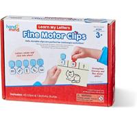 Learning Resources Fine Motor Letter Training Pliers Kids Activities with Pliers Practice Letters for Preschool Grasping Toys