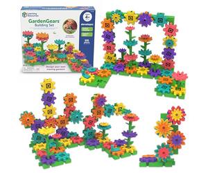 Learning Resources GardenGears Set de Construction Jouets STEM Engrenages Cause et Effet Ages 4+