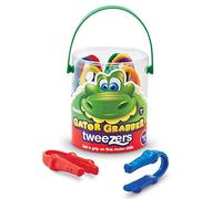 Learning Resources Pinces Alligator (Jeu de 12), Dès 2 Ans, Pinces de Motricité Fine, Activités Scientifiques Préscolaires, Idéal Crèche et Maternelle