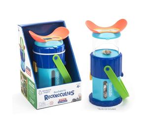 Learning Resources GeoSafari Jr Rocknoculars, grossissement x3 pour Pierres et gemmes, géologie pour Enfants, Jouet Scientifique, Apprentissage interactif, Jouet d'extérieur, dès 4 Ans