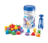 Learning Resources- Grab Sort Compteurs Extraterrestres Moteur Fin Educational Toys Ler1061 Multi