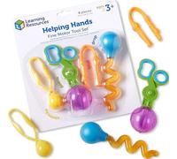 Learning Resources Helping Hands Fine Motor Tool Set, 3 Ans+, Outils sensoriels pour motricité Fine, Pinces et cuillères pour Jeux d’Eau et tri, Plastique résistant