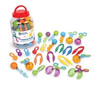 Learning Resources Helping Hands Kit de Motricité Fine, 24 Pièces, 3 Ans+ | Attrapez, pincez et manipulez des objets pour développer la motricité fine, la préhension, la coordination et l’écriture