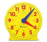 Learning Resources Horloge Enfant d'apprentissage Big Time 24 Heures 5 Ans+ | Déplacez les aiguilles pour visualiser le lien entre les heures et minutes et apprendre à lire l'heure avec plus d'assurance