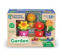Learning Resources Jardin Formes et Couleurs, Jouet Sensoriel, Dès 18 Mois | Triez et empilez les plantes pour apprendre les formes et les couleurs tout en développant la coordination et motricité fine