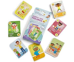 Learning Resources Jeu de cartes J’exprime mes émotions, activités d’apprentissage socio-émotionnel, coin tranquille, cartes flash des émotions de la petite enfance, 3+