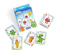 Learning Resources- Flash Cards, 54 Cartes avec des Personnages, règles pour 2 Nouveaux Numberblocks pour Enfants et 4 Classiques revisités, Jeu de Voyage Familial, dès 3 Ans, HM96091-UK, Multicolore