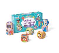 Learning Resources, activités d’Apprentissage socio, partir de 5 Ans, 8 pièces, dés pour la Famille, émotions, thérapie par Le Jeu, Pleine Conscience pour Les Enfants, 95387, Multicolore