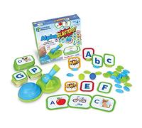Learning Resources Jeu de Lettres et d’orthographe Alphablasters, Jeux éducatifs d’intérieur, Alphabet préscolaire, Jouets Petite enfance, Apprentissage préscolaire Petite enfance, 85 pièces, 4+