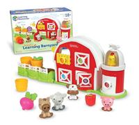 Learning Resources Jeu pédagogique de la Ferme Peekaboo, Jouet de la Ferme pour Tout-Petit, Jeu pour l'imagination, Jouet Mixte dès 18 Mois