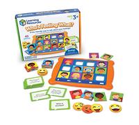 Learning Resources Jeux d’Apprentissage socio-émotionnel Qui ressent Quoi ?, Jeux de Communication pour Enfants, Jouets sur Les émotions, Jouets sur Les Sentiments pour Enfants, 49 pièces, 3+