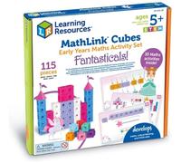 Learning Resources Kit d’activités de mathématiques élémentaires avec Cubes MathLink: Contes de fées, à partir de 5 Ans