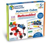 Learning Resources Kit d’activités de mathématiques élémentaires avec Cubes MathLink : mathsmobiles de, à partir de 5 Ans.