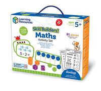 Learning Resources- Kit d’activités mathématiques Skill Builders! Jouet éducatif pour Filles et garçons de 3, 4, 5 Ans, Apprendre Les Maths, Compter, Addition, soustraction, Compter Jusqu’à 100