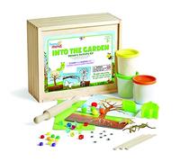 Learning Resources Kit d’activités sensorielles Dans le jardin, jouets sensoriels pour jeu sensoriel, jouets pour compter, jouets Montessori, boîte de rangement en bois, à partir de 3 ans