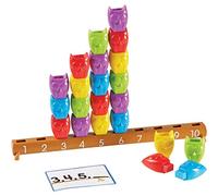 Learning Resources Kit d'activités Chouettes pour Compter de 1 à 10 | Jouets empilables avec chiffres, blocs de comptage, jouets empilables pour tout-petits, jouet de tri mathématique pour