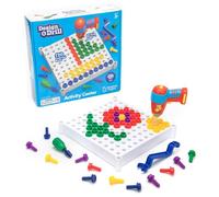 Learning Resources Kit d'activités Design & Drill, 31 x 29,5 x 13, Beige
