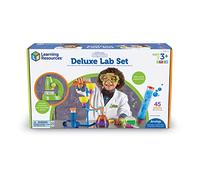 Learning Resources Kit de Laboratoire Scientifique élémentaire de Luxe, 20 expériences scientifiques pour Enfants, Jouets STEM préscolaires, Tubes à essai pour Enfants, 3+