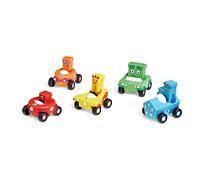 Learning Resources- Kit de Mini, Lot de 5 Voitures, Cadeaux Numberblocks, véhicules avec Roues Mobiles, Apprendre à Compter de 1 à 5, à partir de 3 Ans