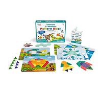 Learning Resources Kit de puzzles de formes en plastiques Saisons et météo, puzzle de formes, tangrams pour enfants de 4 à 8 ans, jeu avec des formes, activités préscolaires, à partir de 3 ans