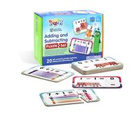 Learning Resources Kit de Puzzles Numberblocks d’Addition et de soustraction, Puzzle Numberblocks, Puzzle de Maths, 20 Puzzles éducatifs dans Une boîte, Puzzles de 2 pièces, 3+