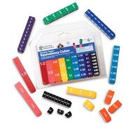 Learning Resources Kit Équivalence Cubes Fraction Tower, 51 Cubes Colorés, Jeu Fractions Montessori, Apprentissage Mathématiques, Compter et Construire, Dès 5 Ans