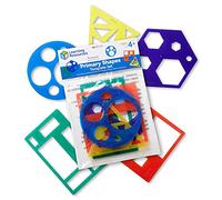 Learning Resources Kit Géométrie, Pochoirs Formes Géométriques, 4-8 Ans | Tracez les formes géométriques avec des pochoirs pour apprendre la géométrie et les maths en vous amusant