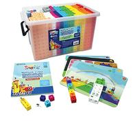 Learning Resources Kit pour la Classe de Cubes MathLink Numberblocks, matériel pédagogique mathématiques, Guide de l’Enseignant de 88 Pages Inclus avec 60 leçons de 15 Minutes, à partir de 3+