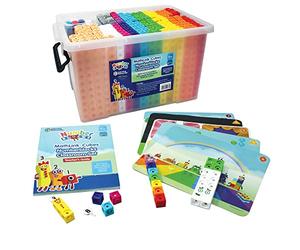 Learning Resources Kit pour la e Cubes MathLink Numberblocks, matériel pédagogique mathématiques, Guide de l’Enseignant de 88 Pages Inclus avec 60 leçons de 15 Minutes, à partir de 3+