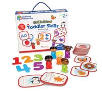 Learning Resources Kit Préscolaire Multicolore 41 Pièces Tout-Petits Dès 2 Ans Apprentissage Comptage Couleurs Lettres Cartes Alphabet Motricité Fine Montessori