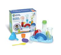 Learning Resources Kit Scientifique préscolaire Réactions Arc-en-Ciel de, à partir de 4 Ans, expériences scientifiques de mélange des Couleurs pour Enfants, Jouets STEM pour Enfants, 14 pièces