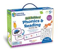 Learning Resources- Kit Skill Builders Activités D Enrichissement Du Vocabulaire Lettres Sons Mots Reconnaître Visuellement Lecture Pour Les Enfants De 5 Ans 121 Pi Ces Lsp1246-Uk