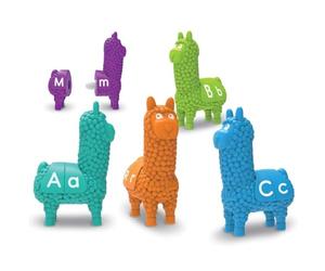 Learning Resources Lamas de l’alphabet Snap-n-Learn , apprentissage de l’alphabet, reconnaissance des lettres de l’alphabet, jouet pour la motricité fine, à partir de 18 mois