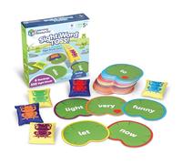 Learning Resources Lancer de Reconnaissance visuelle des Mots, Jeu d'orthographe, 220 Mots en Anglais à reconnaitre, compétences en Lecture et littératie, de 1 à 6 Joueurs, dès 5 Ans