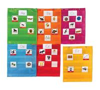 Learning Resources LER2386 Magnétique Poche Tableau Carrés Tout Calibres (Set 6)