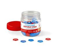 Learning Resources Lettres minuscules de l’alphabet , jeu de 6 x 26 objets de tri avec des consonnes et des voyelles pour les activités d’apprentissage de la lecture en classe ou à domicile, 3+