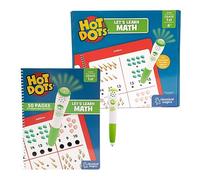Learning Resources Livre d’activités À la découverte des mathématiques pour Le CP avec Stylo interactif Hot Dots de pour des résultats instantanés, Plus de 100 activités, à partir de 6 Ans
