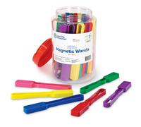 Learning Resources Lot de 24 baguettes magntiques pour enfants de 5 ans et plus Exploration scientifique Comptences d'observation Fournitures d