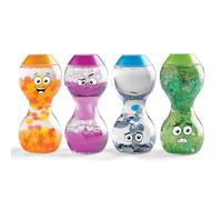 Learning Resources Lot de 4 Bouteilles sensorielles “Exprime Tes Émotions” : Excité, Impatient, Solitaire, Nerveux - Jouets sensoriels pour Enfants