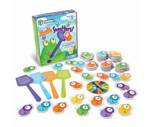 Learning Resources Mathswatters, Jeu d'additions et de soustractions, Jeux de mathématiques pour Enfants, Jeux éducatifs, mathématiques pour Enfants d'âge préscolaire, Montessori, 99 pièces, 5+ Ans