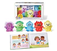 hand2mind-Learning Resources Meet The Feelings Family Ensemble, Jouets Mixtes, Livres pour Enfants, Comprend 5 Peluches représentant Les émotions, dès 3 Ans, 96317