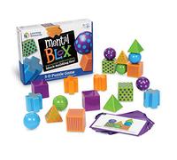 Learning Resources Mental Blox, Jeu de Logique et Réflexion, 5 Ans+ | Analysez les formes, les couleurs et les motifs pour résoudre les défis progressifs qui stimulent le raisonnement spatial