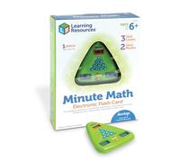 Learning Resources Minute de Maths, Jeu de Calcul Mental Électronique 7+ | Affrontez le chrono pour maîtriser les additions, les soustractions, les multiplications et les divisions avec 3 niveaux