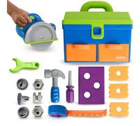 Learning Resources Boîte à outils New Sprouts – 18 pièces, boîte de transport, dès 2 ans