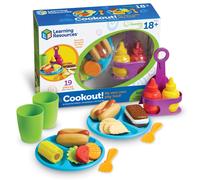 Learning Resources New Sprouts Cookout ! Barbecue 19 pi ces, 18 mois et plus, jeu de simulation de nourriture pour tout-petits