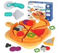Learning Resources New Sprouts Soirée Pizza, Set d’Aliments factices Pizza