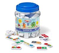 Learning Resources Numberblocks Dominos Réutilisables, 112 Dominos avec Boîte de Rangement, Jeu Éducatif pour Apprendre Les Nombres et Les Formes, Cadeau Garçons et Filles, Âges 3 4 5+