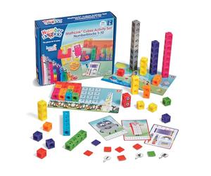 Learning Resources Numberblocks MathLink Cubes 1-10, Apprendre à Compter 3+ | Construisez les cubes emboîtables pour créer les nombres de 1 à 10, comparer les quantités et découvrir les maths en jouant